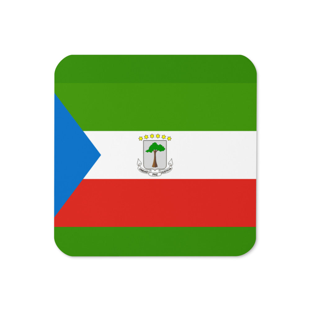 National Flag Coasters - Collection 1 Equatorial Guinea coaster
