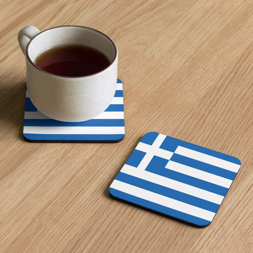 National Flag Coasters - Collection 1 Greece / 3.74x3.74