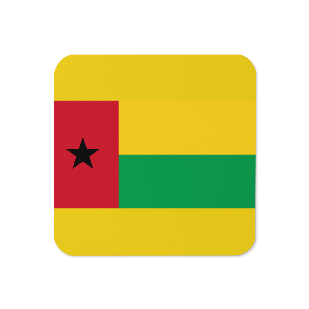 National Flag Coasters - Collection 1 Guinea-Bissau coaster