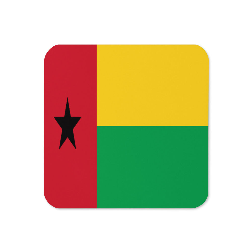 National Flag Coasters - Collection 1 Guinea-Bissau coaster