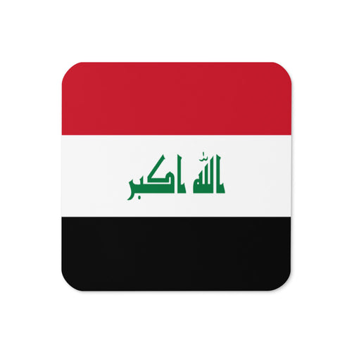 National Flag Coasters - Collection 1 Iraq / 3.74x3.74
