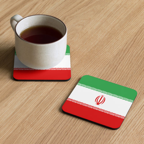 National Flag Coasters - Collection 1 Iran / 3.74x3.74