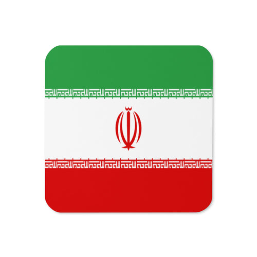 National Flag Coasters - Collection 1 Iran / 3.74x3.74