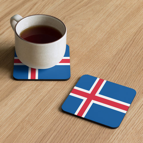 National Flag Coasters - Collection 1 Iceland / 3.74x3.74