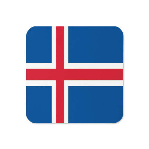 National Flag Coasters - Collection 1 Iceland / 3.74x3.74