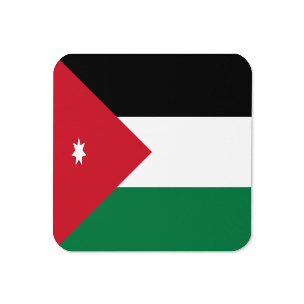 National Flag Coasters - Collection 1 Jordan coaster