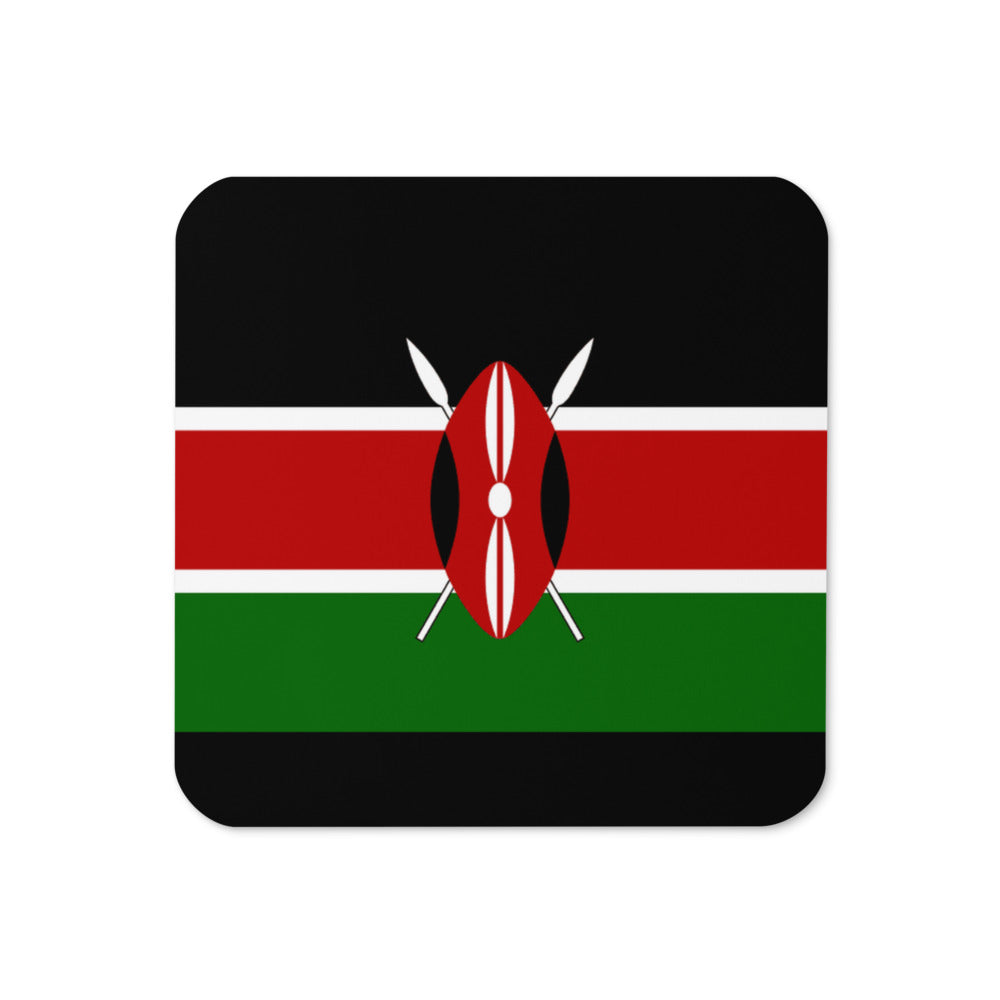 National Flag Coasters - Collection 1 Kenya coaster
