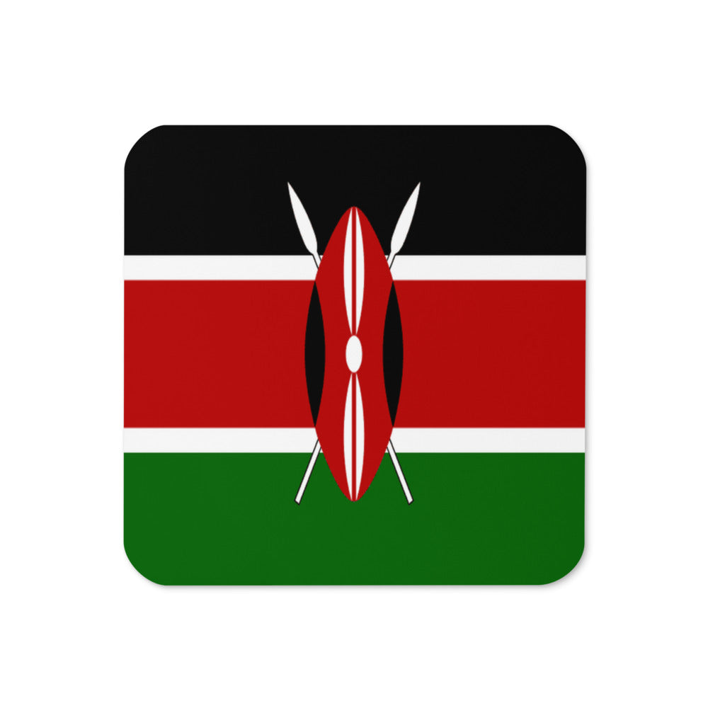 National Flag Coasters - Collection 1 Kenya coaster