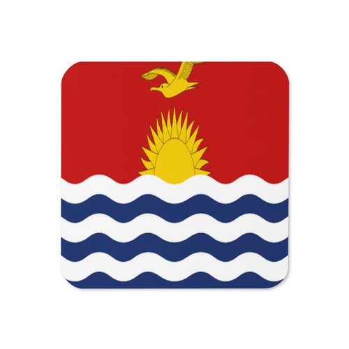 National Flag Coasters - Collection 1 Kiribati / 3.74x3.74