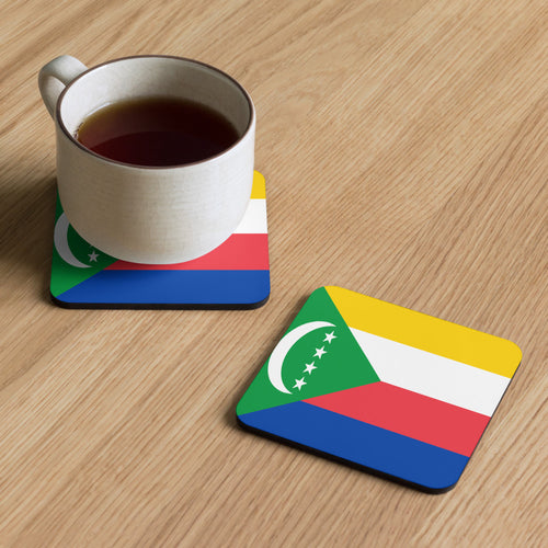 National Flag Coasters - Collection 1 Comoros / 3.74x3.74