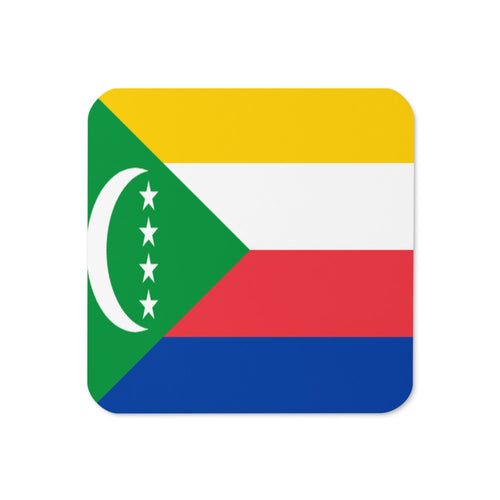 National Flag Coasters - Collection 1 Comoros / 3.74x3.74