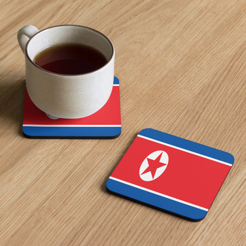National Flag Coasters - Collection 1 North Korea / 3.74x3.74
