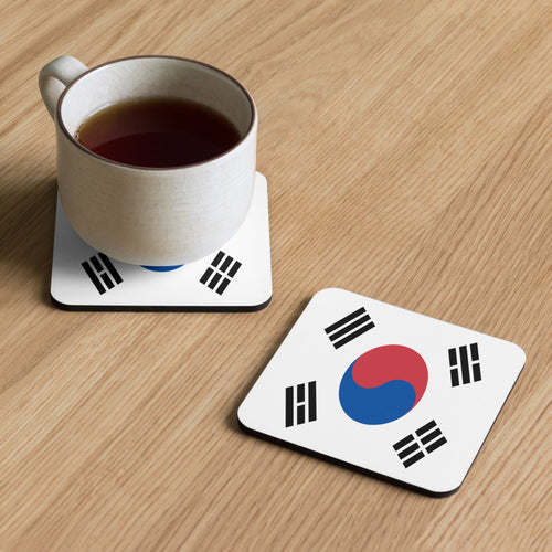 National Flag Coasters - Collection 1 South Korea / 3.74x3.74