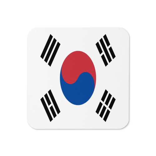 National Flag Coasters - Collection 1 South Korea / 3.74x3.74