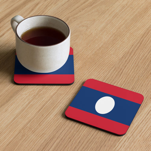 National Flag Coasters - Collection 1 Laos / 3.74x3.74