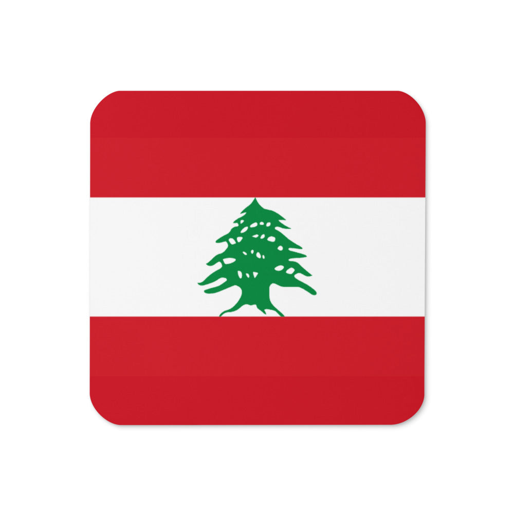 National Flag Coasters - Collection 1 Lebanon coaster