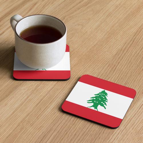National Flag Coasters - Collection 1 Lebanon / 3.74x3.74