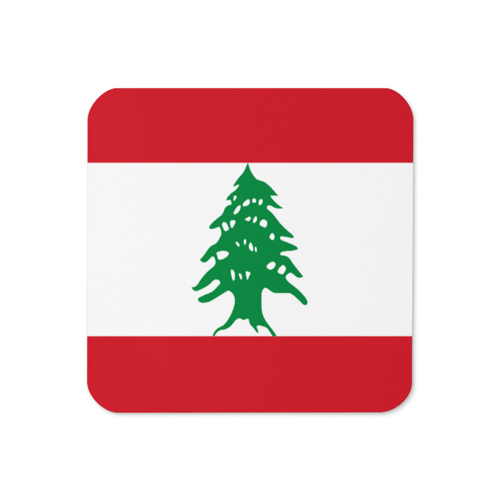 National Flag Coasters - Collection 1 Lebanon coaster
