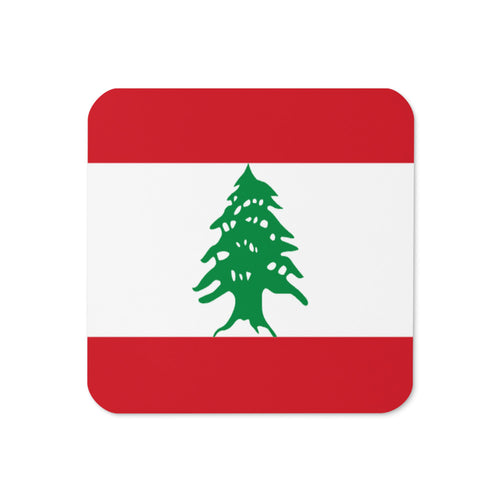 National Flag Coasters - Collection 1 Lebanon / 3.74x3.74