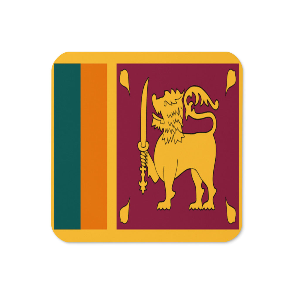 National Flag Coasters - Collection 2 Sri Lanka coaster
