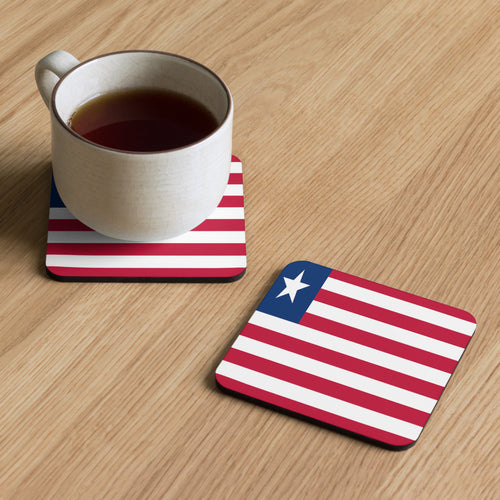 National Flag Coasters - Collection 2 Liberia / 3.74x3.74