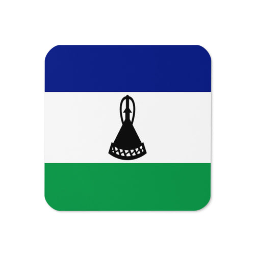 National Flag Coasters - Collection 2 Lesotho / 3.74x3.74