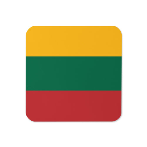 National Flag Coasters - Collection 2 Lithuania / 3.74x3.74