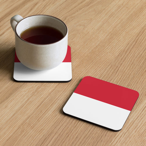 National Flag Coasters - Collection 2 Monaco / 3.74x3.74