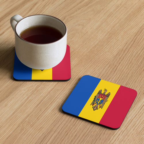 National Flag Coasters - Collection 2 Moldova / 3.74x3.74