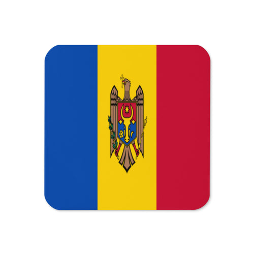 National Flag Coasters - Collection 2 Moldova / 3.74x3.74