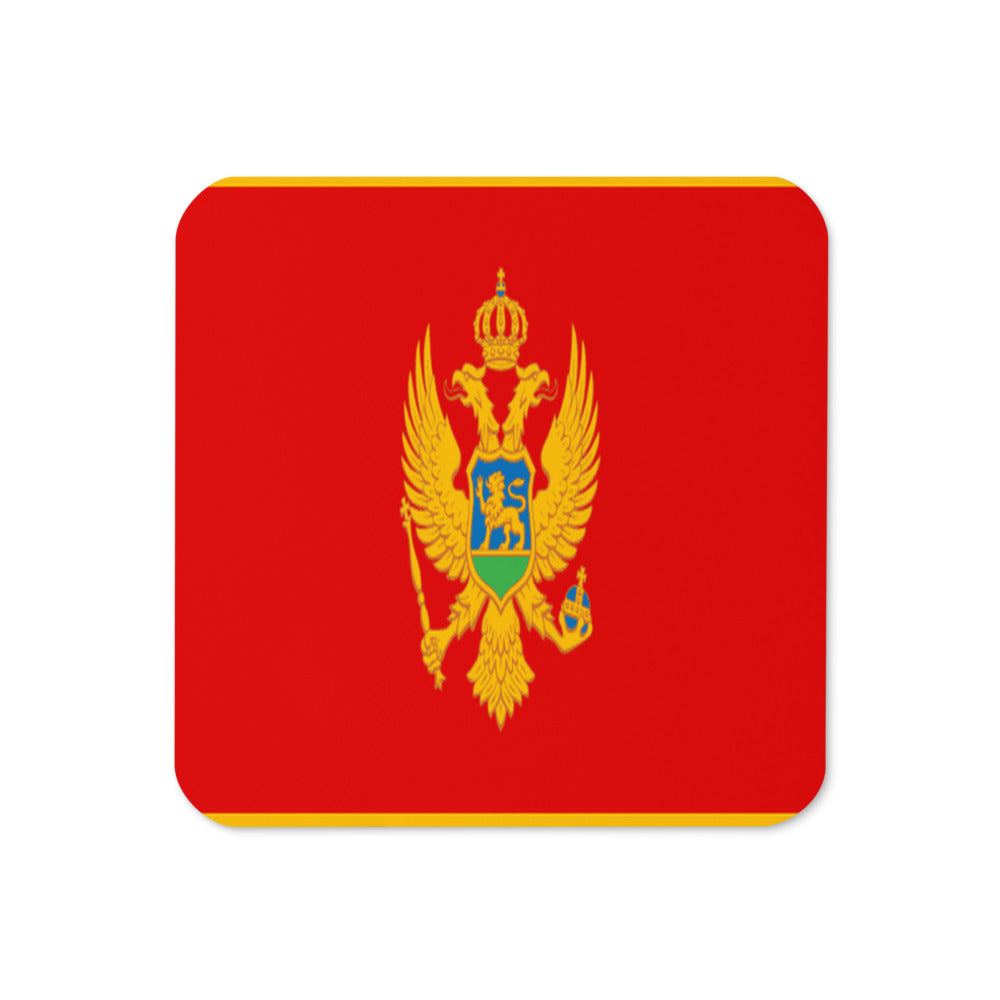 National Flag Coasters - Collection 2 Montenegro coaster