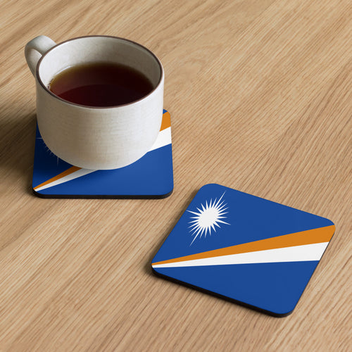 National Flag Coasters - Collection 2 Marshall Islands / 3.74x3.74