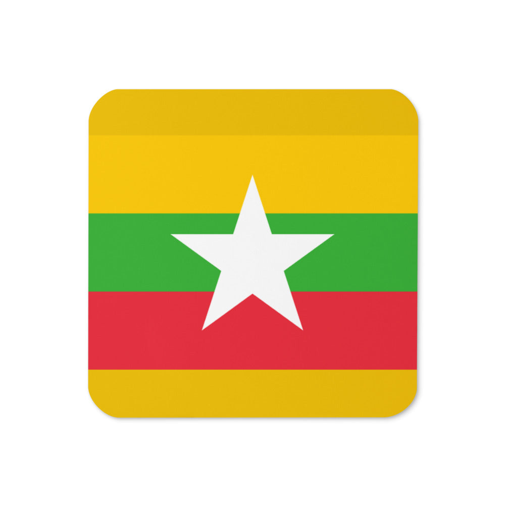 National Flag Coasters - Collection 2 Myanmar coaster
