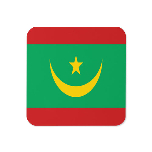 National Flag Coasters - Collection 2 Mauritania / 3.74x3.74