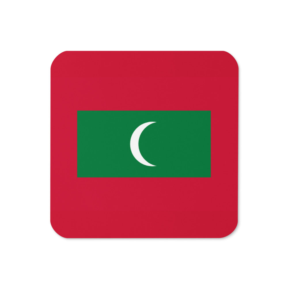 National Flag Coasters - Collection 2 Maldives coaster