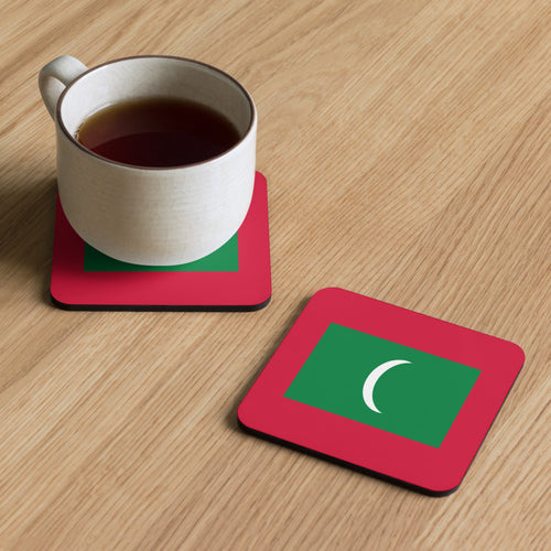 National Flag Coasters - Collection 2 Maldives / 3.74x3.74