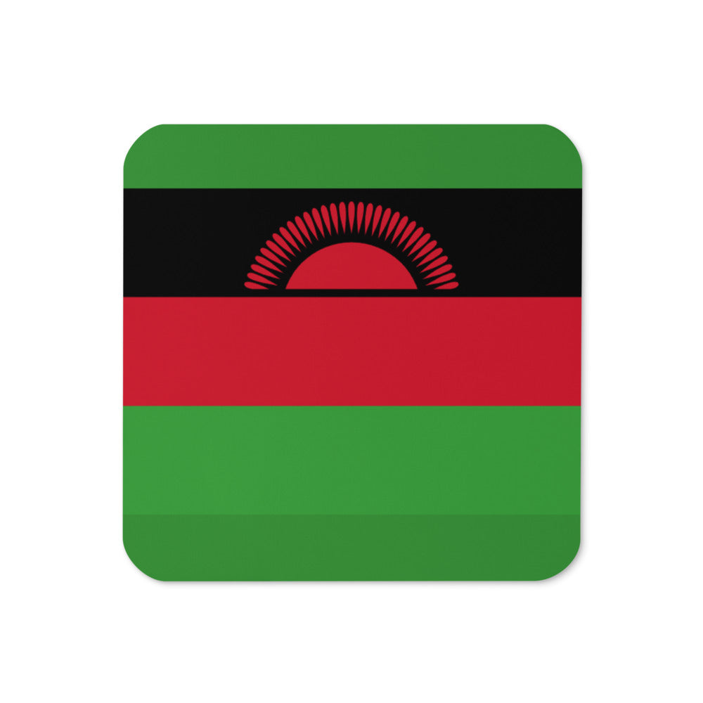 National Flag Coasters - Collection 2 Malawi coaster