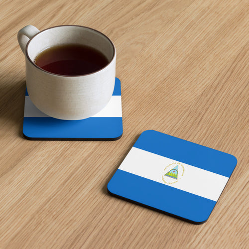 National Flag Coasters - Collection 2 Nicaragua / 3.74x3.74