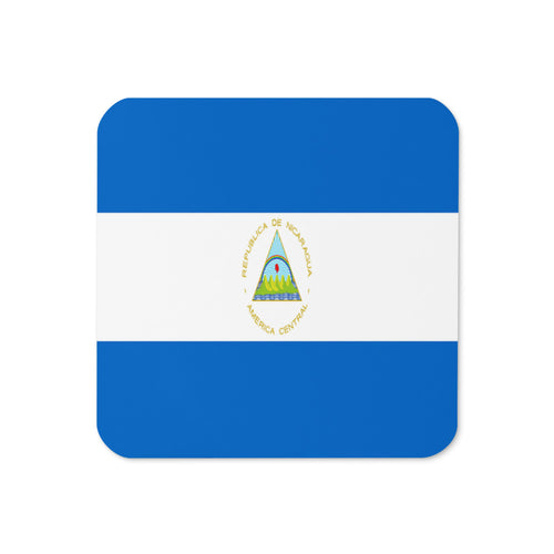 National Flag Coasters - Collection 2 Nicaragua / 3.74x3.74