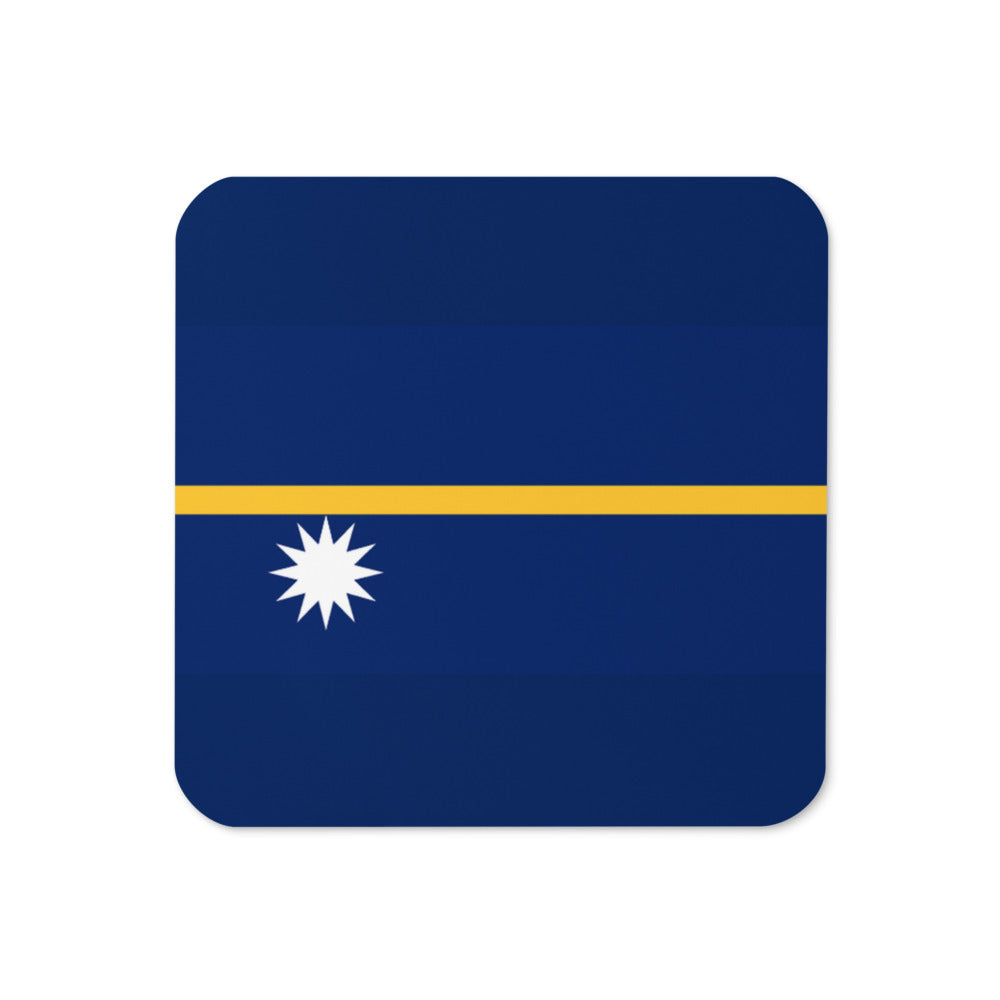 National Flag Coasters - Collection 2 Nauru coaster