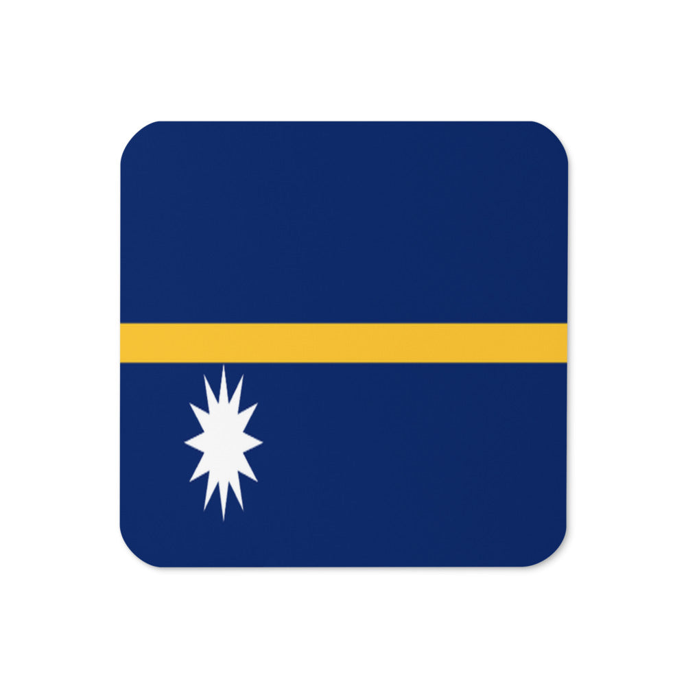 National Flag Coasters - Collection 2 Nauru coaster