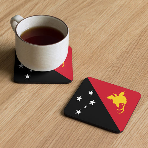 National Flag Coasters - Collection 2 Papua New Guinea / 3.74x3.74
