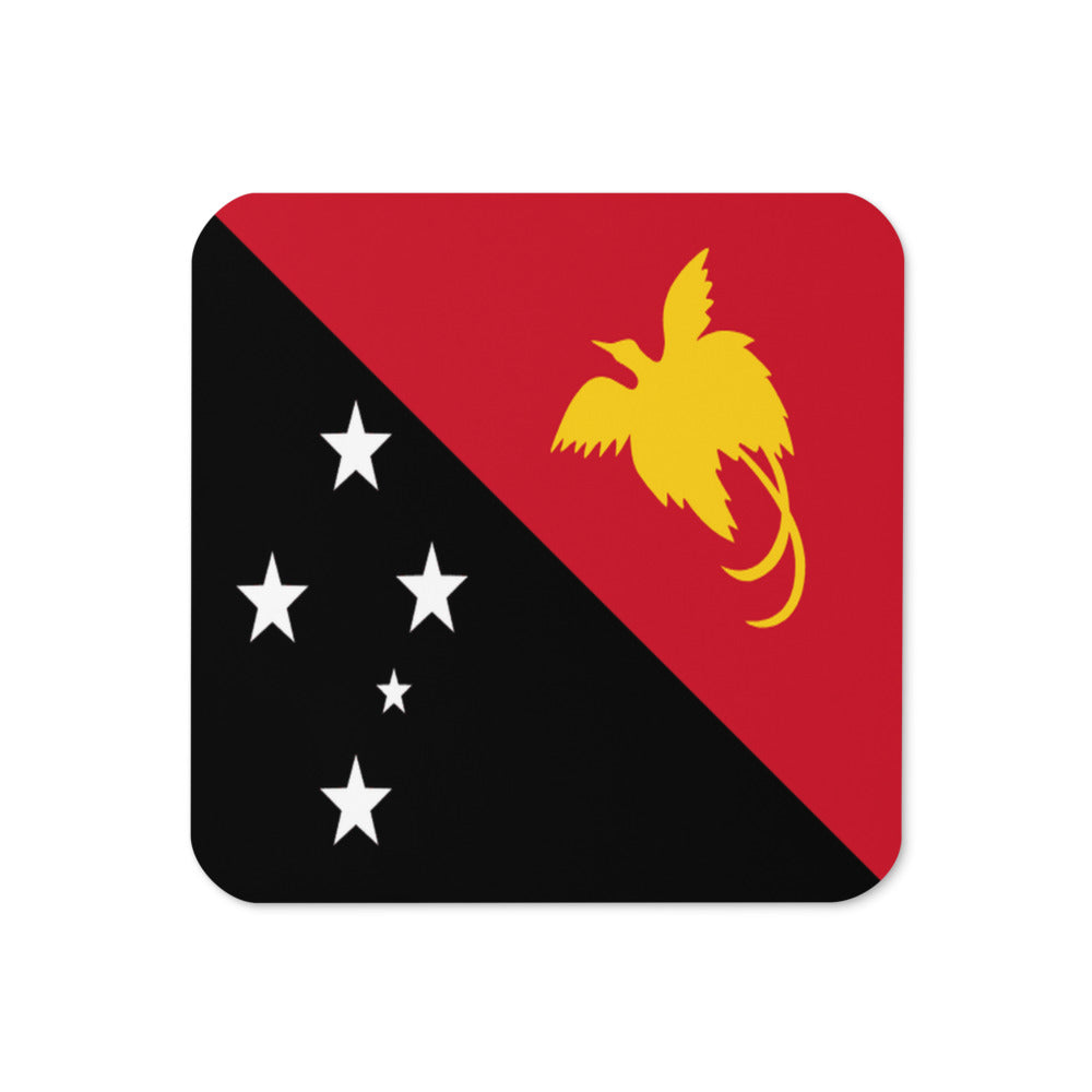 National Flag Coasters - Collection 2 Papua New Guinea coaster