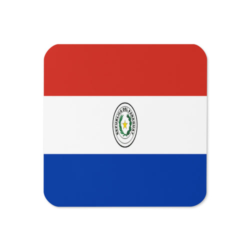 National Flag Coasters - Collection 2 Paraguay / 3.74x3.74