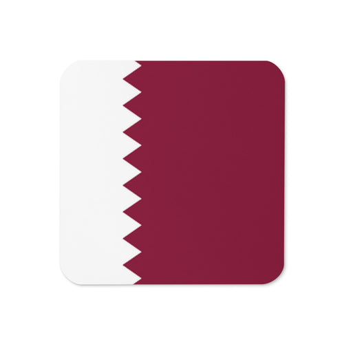 National Flag Coasters - Collection 2 Qatar / 3.74x3.74