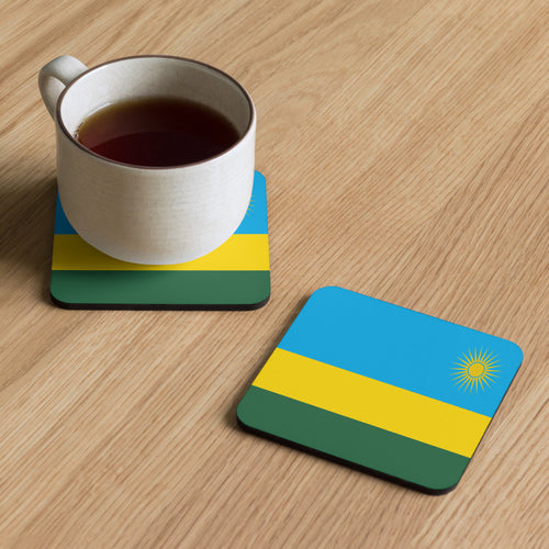 National Flag Coasters - Collection 2 Rwanda / 3.74x3.74
