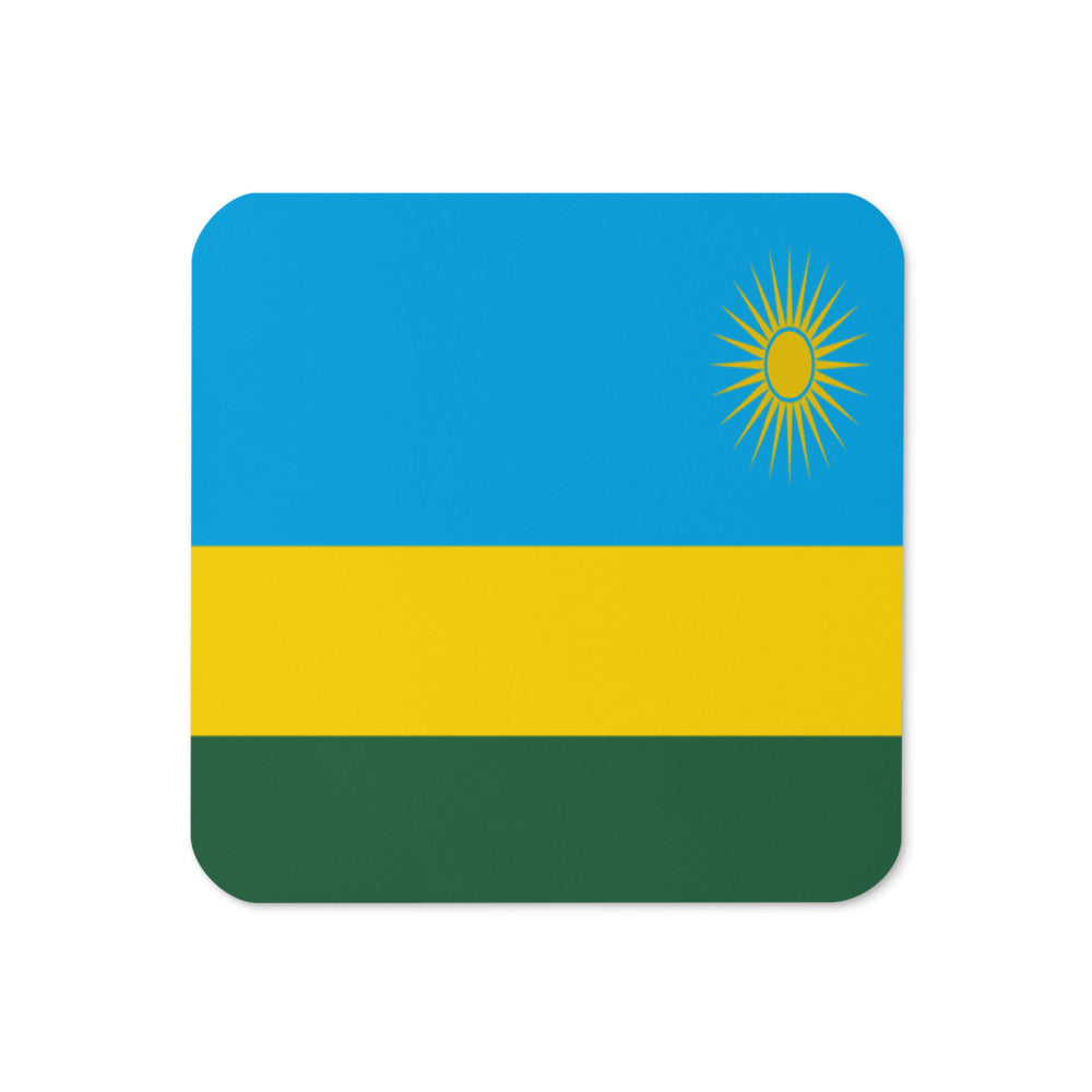 National Flag Coasters - Collection 2 Rwanda coaster