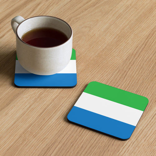 National Flag Coasters - Collection 2 Sierra Leone / 3.74x3.74