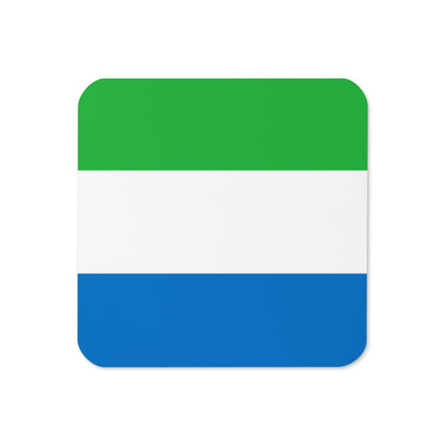 National Flag Coasters - Collection 2 Sierra Leone / 3.74x3.74