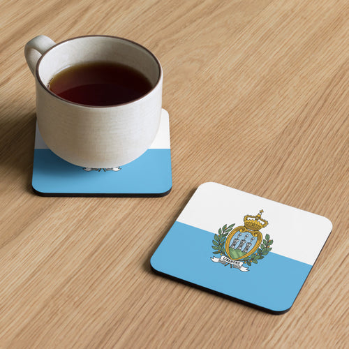 National Flag Coasters - Collection 2 San Marino / 3.74x3.74